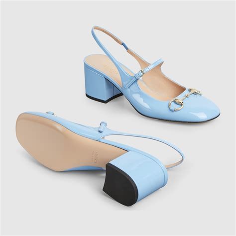 dwayn wade gucci blue pattent leather shoes|Women's Horsebit pump in light blue patent leather .